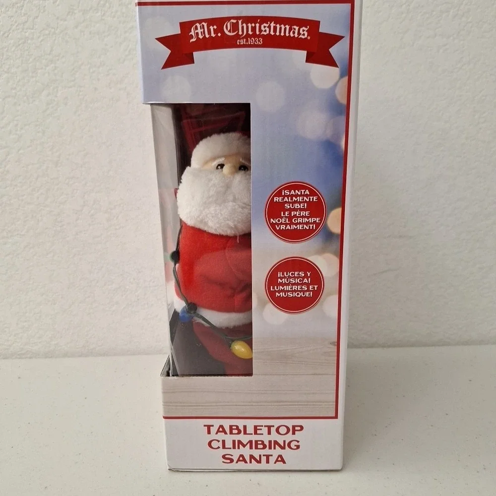 MR. CHRISTMAS Tabletop Climbing Santa  17